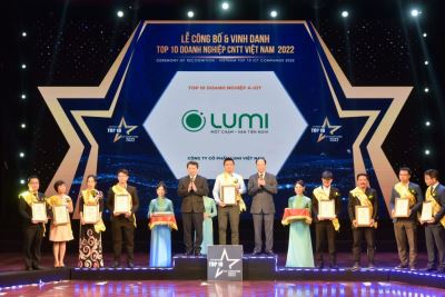 Lumi Việt Nam – Thương hiệu smarthome Việt Nam duy nhất nhận giải thưởng TOP 10 Doanh nghiệp A-IoT Việt Nam 2022